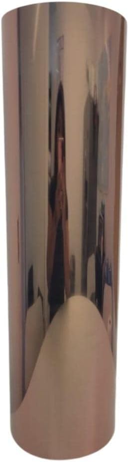 Stretchable Metallic & FOIL Heat Transfer Vinyl 20" Wide (Brown, 2 Yards)