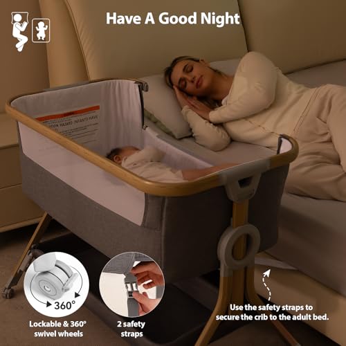 Larex 3-in-1 Aluminum Alloy Bassinet