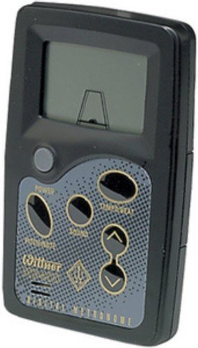 METRONOMO ELECTRONICO - Wittner (MT/400) (Digital) (Tipo Tarjeta) (Negro) (Pendulo el LCD)