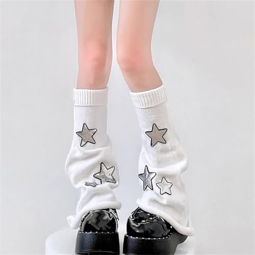 Image of Goth Leg Warmers Women Cute Y2k Harajuku Punk Rave Emo Grunge Winter