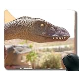 注文の元のヒョウシリーズマウスパッド、ステッチされた端が付いている恐竜恐竜マウスパッド