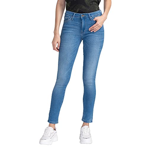 Image of Spykar Womens Mid Rise Skinny Fit Jeans