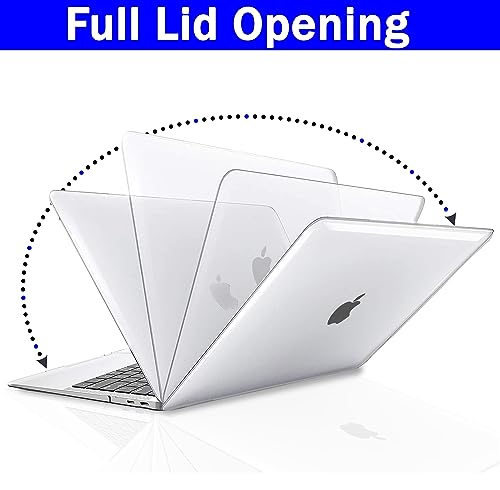 GVTECH Case for MacBook Air 13 inch Case (2010-2017) A1369 A1466 Plastic Hard Shell, Keyboard Cover & Screen Protector, Design01