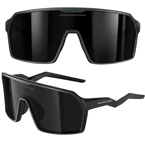 Image of grinderPUNCH Polarized Sports Sunglasses for Men Women UV Protection Shades for Baseball Running Cycling Skiing & Pickleball