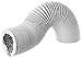 Ø 100 mm / 3 m Tuyau de Ventilation pour Climatisation, Ventilateur Extracteur - Blanc Tuyau Flexible en PVC et Aluminium