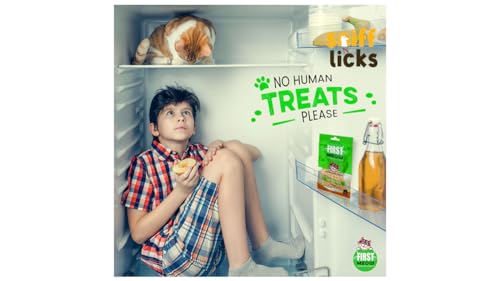 Image of First Meow Cat Treats Combo Soft Chicken Strip x1 & Chicken Sandwich x1 & Salmon Dice x1, 40g (Pack of 3) By Sniff N Licks