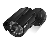 FREDI Security Camera HD 800TVL 24PCS IR-LEDs 3.6mm lens with IR Cut CCTV Camera Home Security Day/Night Waterproof Camera- 65ft(20m) IR Distance