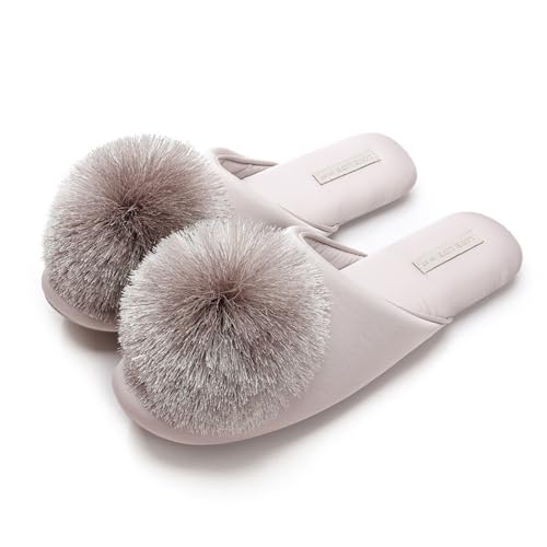 Bathroom Slippers, Women's Warm Winter Slippers - Cozy Indoor House Shoes for Home for Living Room/Pool/Beach/SPA/Public Showers