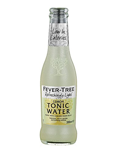 Fever Tree Refreshingly Light Sicilian Lemon Tonic Water Bottles (24 x 200ML)