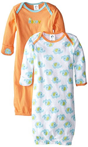 Image of Gerber Baby Girls' 2-Pack Gown