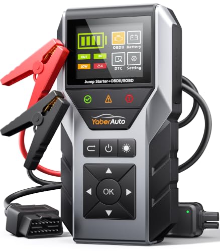 YaberAuto-6000A-Portable-Car-Jump-Starter-with-OBD2-Scanner-Code-Reader YaberAuto 6000A Portable Car Jump Starter with OBD2 Scanner, Code Reader - Image 1