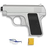 P328 plata Double Eagle Pistola de Airsoft Calibre 6mm (Arma Aire Suave de Bolas de plástico o PVC). Sistema: Muelle.