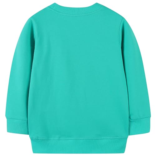 Image of AIWUHE Toddler Cotton Sweatshirt Boys Girls Pullover Long Sleeve Tops 2-6Y | Tops Blouse, Cotton T-Shirt, Fall Winter Clothes
