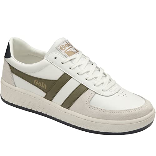 Preisvergleich Produktbild Gola Herren Grandslam Classic Sneaker, White / Khaki / Navy, 45 EU