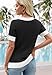 Womens Summer Tops Short Sleeve Sweater for Women Trendy Casual Spring Outfits Beach Vacation Clothes Travel Resort Wear 2026 Casual V Neck Soft Cute Plus Size Tops Tshirts Shirts Black