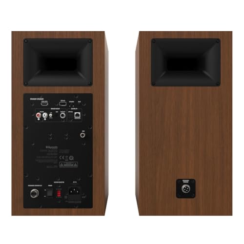 Image of Klipsch The Sevens Heritage Inspired (Pair) Powered Speakers - Walnut