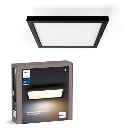Philips Hue White Ambiance, Panneau LED Aurelle, 2750lm, 120 x 30 cm, Noir
