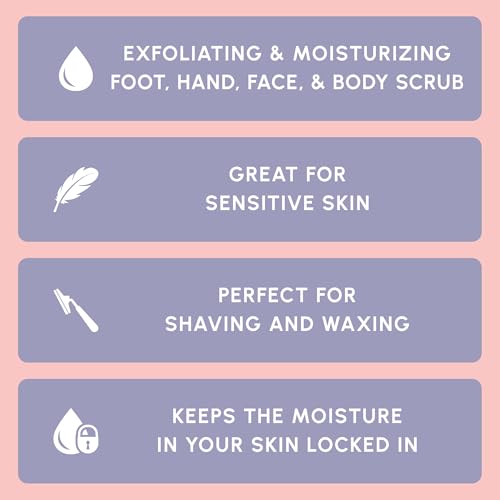 brooklyn botany brown sugar body scrub - moisturizing and exfoliating body face hand foot scrub - fights acne fine lines amp wrinkles great gifts for women amp men - 10 oz