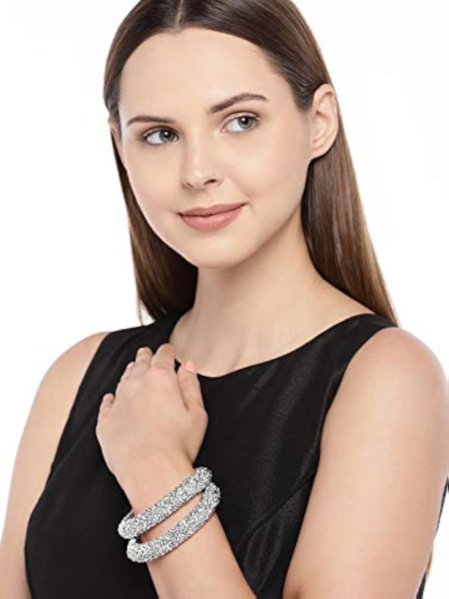 Silver Kada Bangles (Size 2.2), Navratri Jewellery