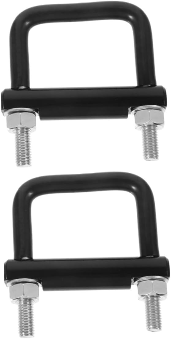 PRETYZOOM 2-Inch Heavy Duty Trailer Hitch Stabilizer Clamp 2-Piece Anti-Rattle Metal Tightener for Secure Towing Compatible Most Trailer Couplers