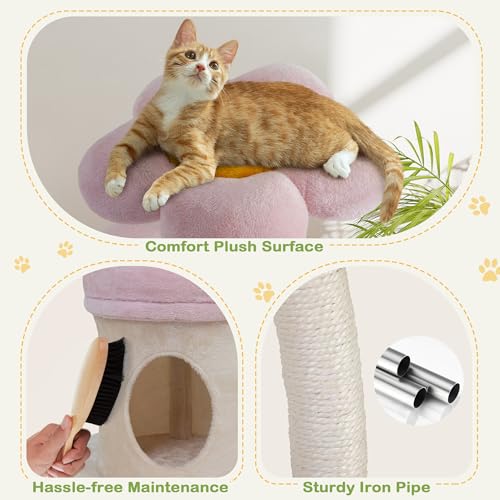 Árbol para Gatos COZIWOW 57" Heavy Duty con Torre y Condominio miniatura 2