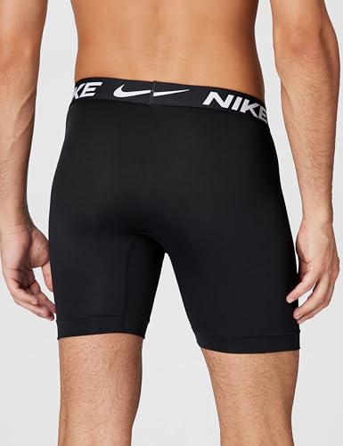 Nike Essential Cotton Stretch Boxershorts, Dri-FIT, 3 Stück, Schwarz, Größe XL, Schwarz, X-Large – Ansicht 3