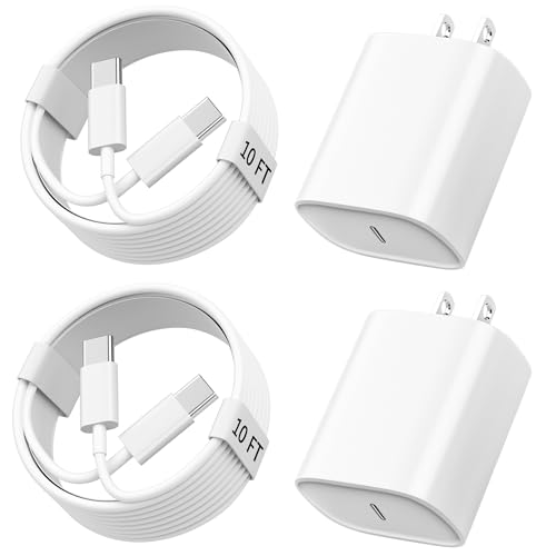 Phone 15 Charger Fast Charging, iPad Charger 10 FT Long USB C to C Charging Cable Cord with 20W iPhone Fast Charger Block for iPhone 15/15 pro/15 pro max/15 Plus, iPad Pro11/12.9/air 5/4, Samsung