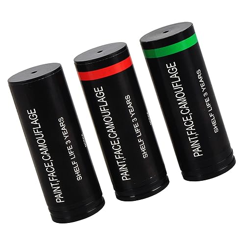 DECORNIJIA 3 Pièces Huile De Camouflage Maquillage De Chasse Des Bâtons Maquillage Camouflé Peinture Camouflage Corps Maquillage Camouflage Crème De Camouflage Pigment