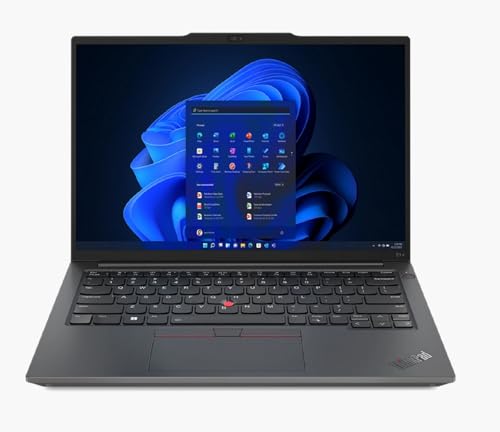 Lenovo Thinkpad E14 Gen 4 - Ordenador Portátil 14' FHD, (Intel Core i5-1235U, 16GB RAM, 512SSD, Integrated Integrated Intel Iris Xe Graphics, W11Pro), Black -Teclado QWERTY Español