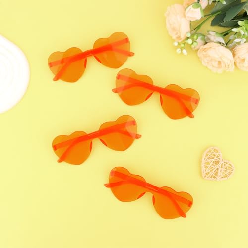 Image of Heart Sunglasses 12 /18 /24 Pcs Heart Shaped Glasses for Women Cute Funny Party Glasses Party Favors Accessories