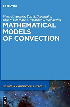 Mathematical Models of Convection book cover