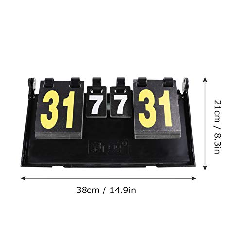 FAVOMOTO Tabela de Pontuação Flip Indoor Outdoor Placar para Basquete Futebol Beisebol Vôlei Tênis T