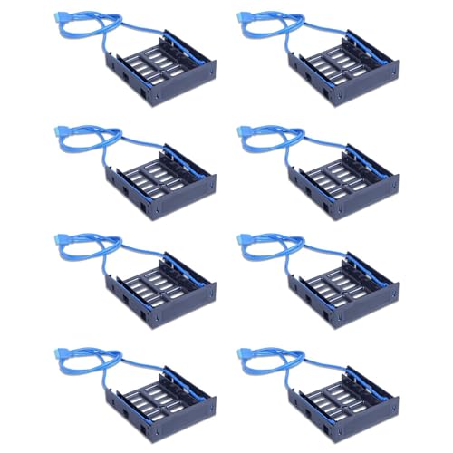 Panneau USB 3.0 avec support baie 5.25 pour disque dur SSD HDD 2.5 et 3.5