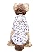 DroolingDog Small Dog Christmas Outfits Fleece Christmas Hoodie Sweater Puppy Xmas Hoodies for Small Dogs Medium Dogs Christmas Clothes Sweatshirt Penguin Pattern with Leash Hole