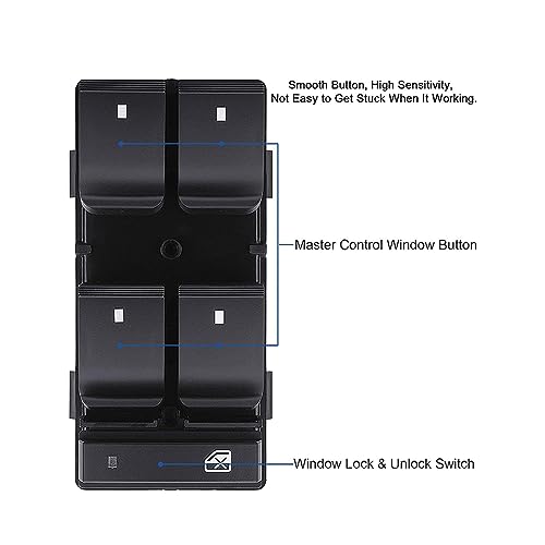 Commande lève-vitre principal Silverado Yukon Sierra Traverse Buick 20945129 - 3