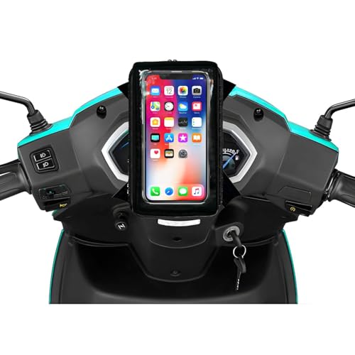 Image of Universal Scooty Mobile Holder /Pouch /Cover for Scooters - Activa, Jupiter, Access, Burgman, Dio, Scooty, N-Torq, Vespa EVs - Fits Smartphones Up to 7 Inches