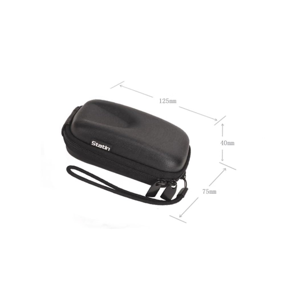 Kompaktowy futerał na aparat wodoodporny, odporny na wstrząsy czarny twardy futerał torba z pętlą na pasek do aparatu cyfrowego Canon PowerShot ELPH HS 360, Czarny, Etui na aparat