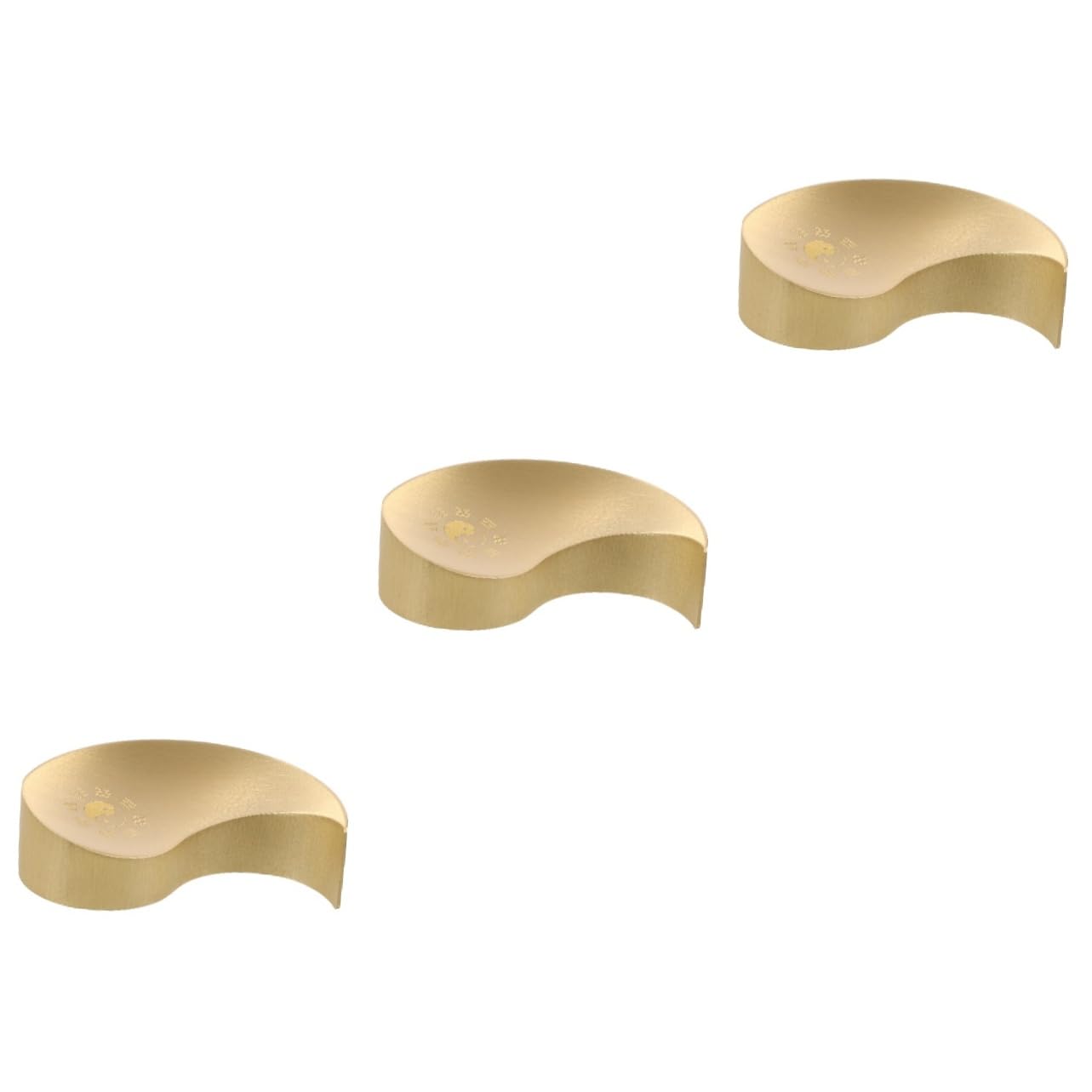STOBOK 3pezzi Peso Ottone Per Calligrafia Fermacarte Decorativo Ottone Massiccio Per Pratica Di Scrittura Cinese Accessorio Per Scrivania Elegante e Funzionale Per Artisti e Appassionati