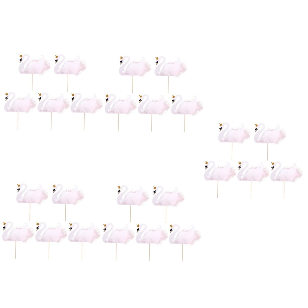 25stücke Schwan Torten Dekoration Cake Topper Für Hochzeiten Geburtstagsfeiern Und Engagements Elegante Kuchendeko Für Besondere Anlässe Leicht Und Einfach Zu Verwenden