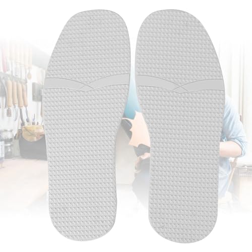 Men Women Anti Slip Leather Shoes,Non Skid Wear Rubber Sole with Raised Grain for Superior Traction Casual Dress Slip On Shoes (White)2