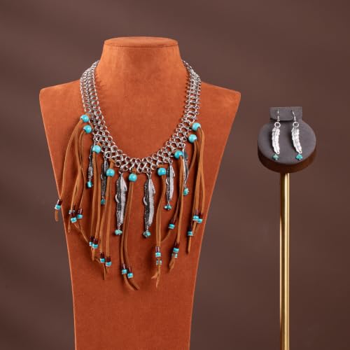 Image of Montana West Rustic Couture's Western Jewelry Set for Women Cowgirl Vintage Western Necklace Earring