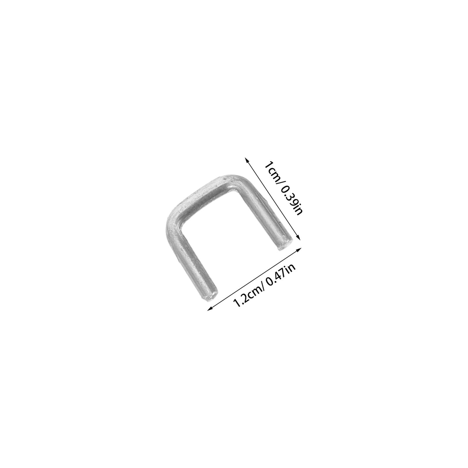 GANAZONO Pinzas para Unir Salchichas 4400 Clips en U de Aluminio para Cierre Manual, Aptas para Embutidos, Frutas y Procesamiento Seguro de Alimentos