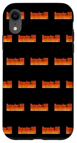 Brewster Hill, estilo retro de los años 80 de Nueva York Carcasa para iPhone XR