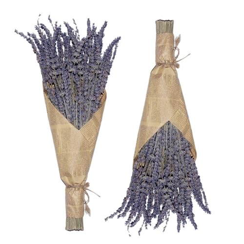 Cedar Space Flores de Lavanda Secas 2 Atados 16 Pulgadas