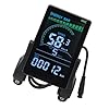 Electric Scooter Bike LCD Display,6Pin Cable Headlight Connector, M6C Electric Bicycle LCD Display Meter LCD Electric Display Control Panel for Electric Scooter Bike, for 24V 36V #1