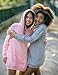 Arshiner Sweatshirts for Girls Fashion Pullover Tops Fall Sweaters & Hoodies 13-14Y Pink