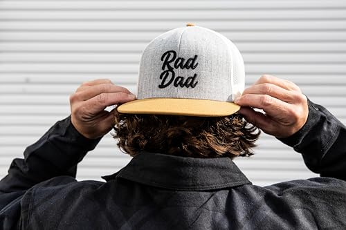 Image of DadBod Apparel DB - Rad Dad Snapback Hat - Baseball Cap for Fathers - Trucker Hat