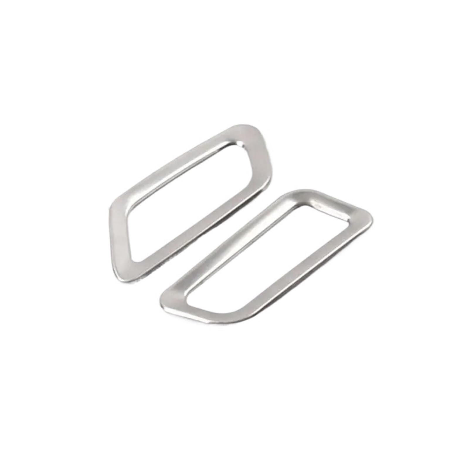 Car Interior Sticker for Volvo for XC60 2009-2017 Only LHD Stainless Steel for Dashboard Panel Side Air Condition Vent Outlet Cover Trim(A)