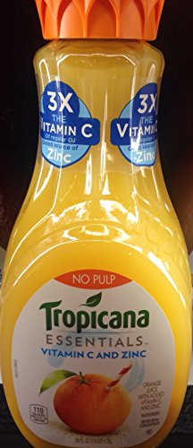 Tropicana Essentials No Pulp Vitamin C and Zinc 59 Fl Oz