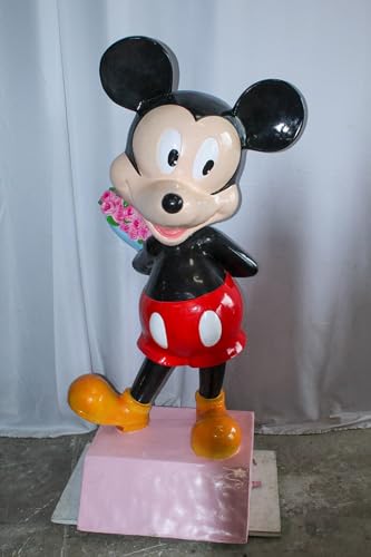 Estatua Grande de Ratón Cartoon de 6 Pies en Resina miniatura 2